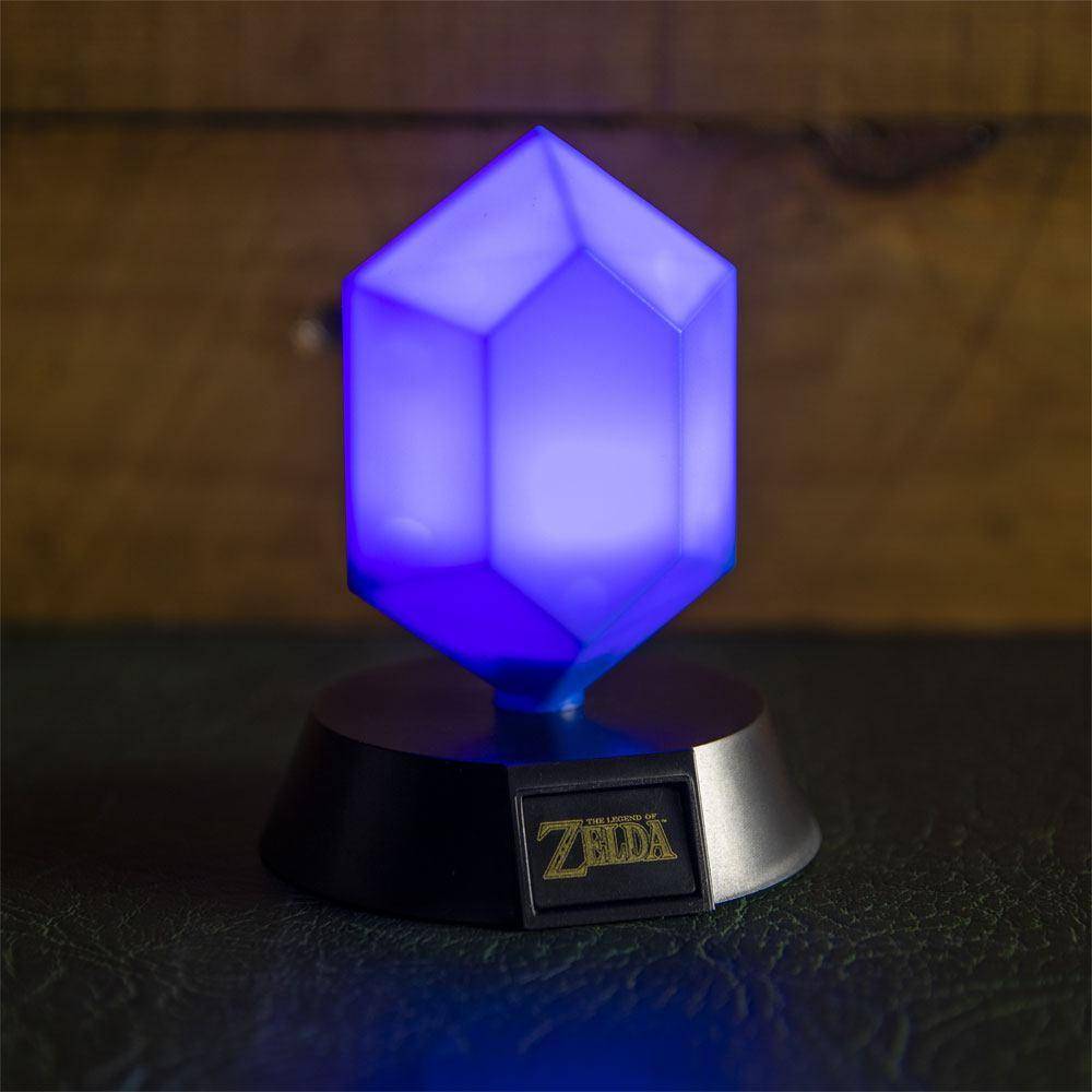 The Legend of Zelda 3D Icon Lampe Blue Rupee 10 cm
