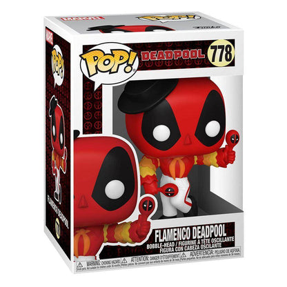 Marvel Deadpool 30th Anniversary POP! Vinyl Figur Flamenco Deadpool 9 cm