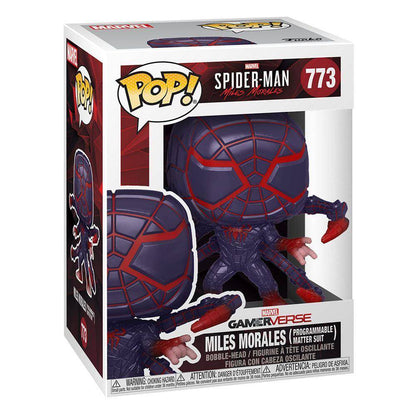 Marvel's Spider-Man POP! Games Vinyl Figur Miles Morales PM Suit 9 cm