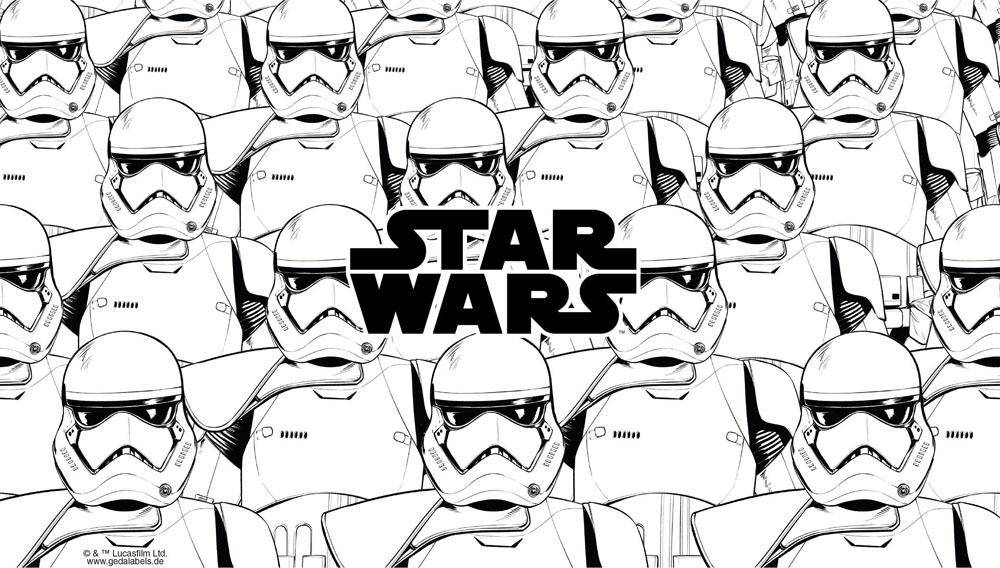 Star Wars IX Edelstahl-Trinkflasche Stormtroopers