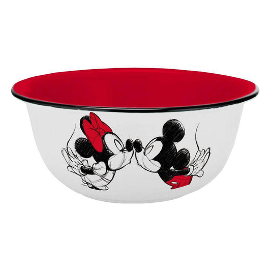 Disney Schüssel Micky Kiss Sketch Rot