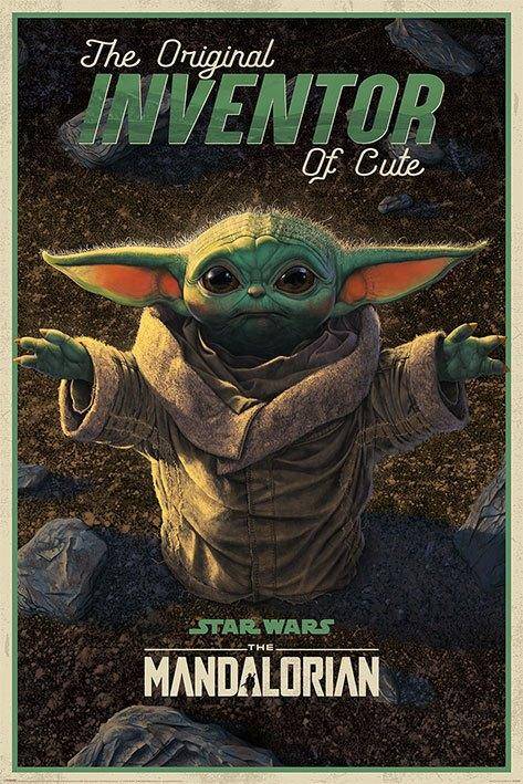 Star Wars The Mandalorian Poster Set The Original Inventor of Cute 61 x 91 cm