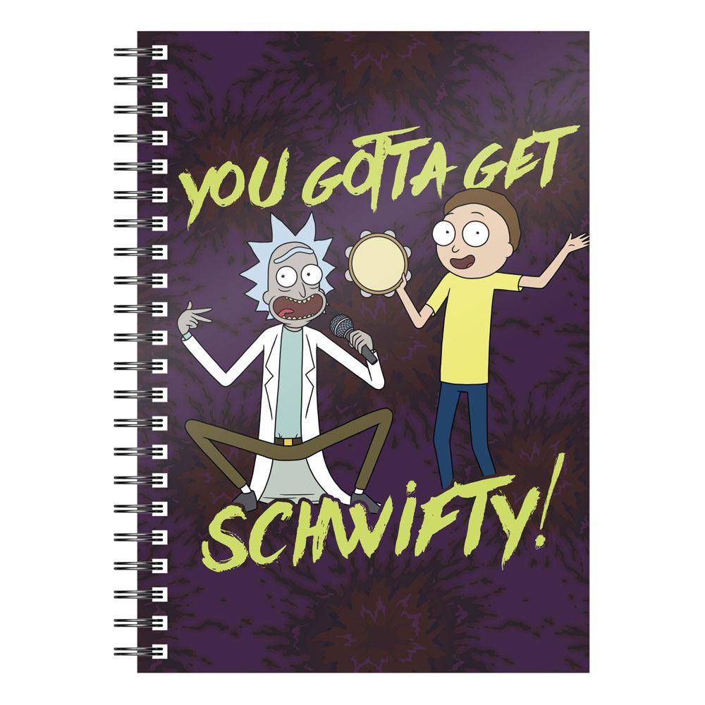 Rick & Morty Notizbuch Get Schwifty