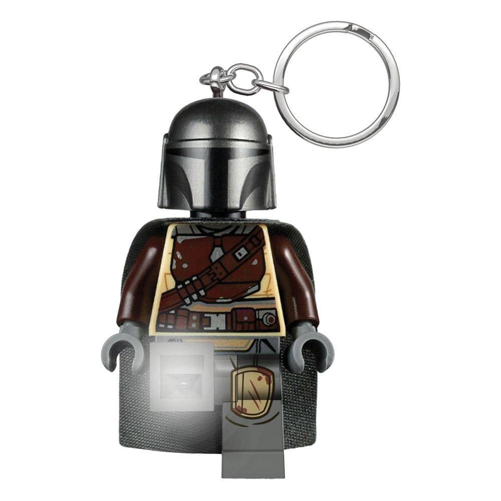 LEGO Star Wars The Mandalorian Schlüsselanhänger mit Leuchtfunktion Din Djarin 6 cm