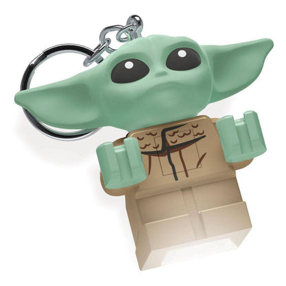 LEGO Star Wars The Mandalorian Schlüsselanhänger mit Leuchtfunktion Baby Yoda 6 cm