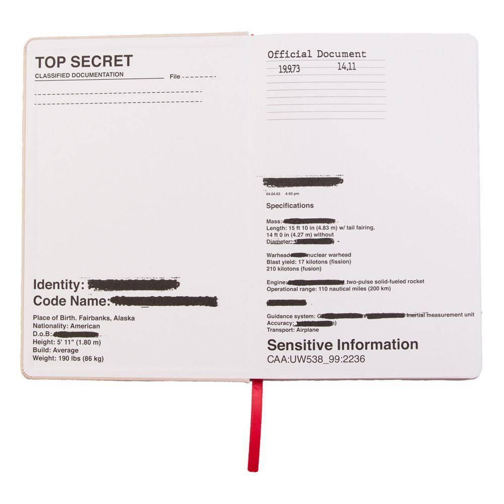 Call of Duty: Black Ops Cold War Notizbuch A5 Top Secret Documents