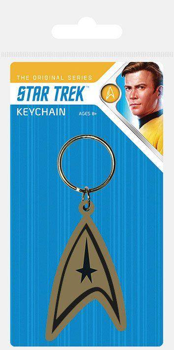 Star Trek Gummi-Schlüsselanhänger Insignia 6 cm