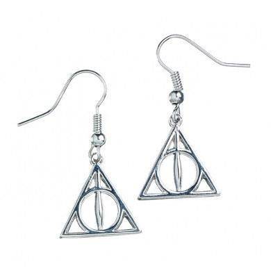 Harry Potter Ohrringe Deathly Hallows (versilbert)