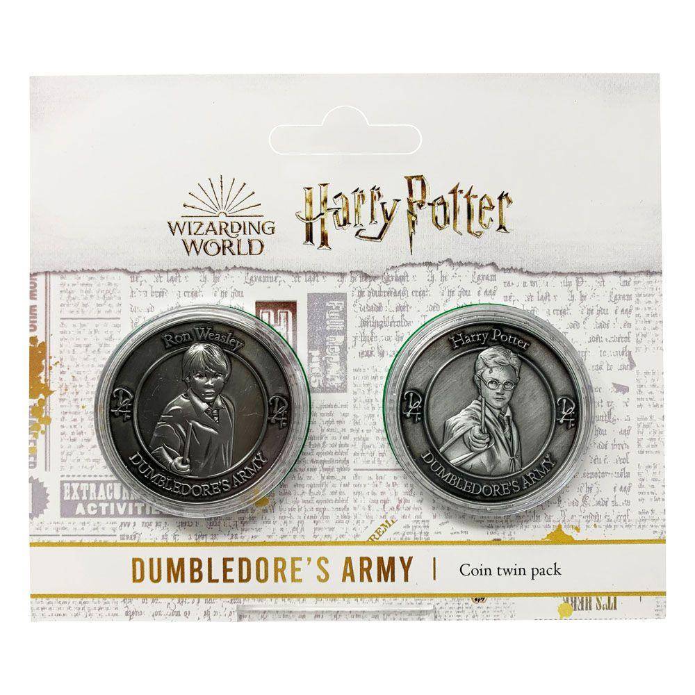 Harry Potter Sammelmünzen Doppelpack Dumbledore's Army: Harry & Ron Limited Edition
