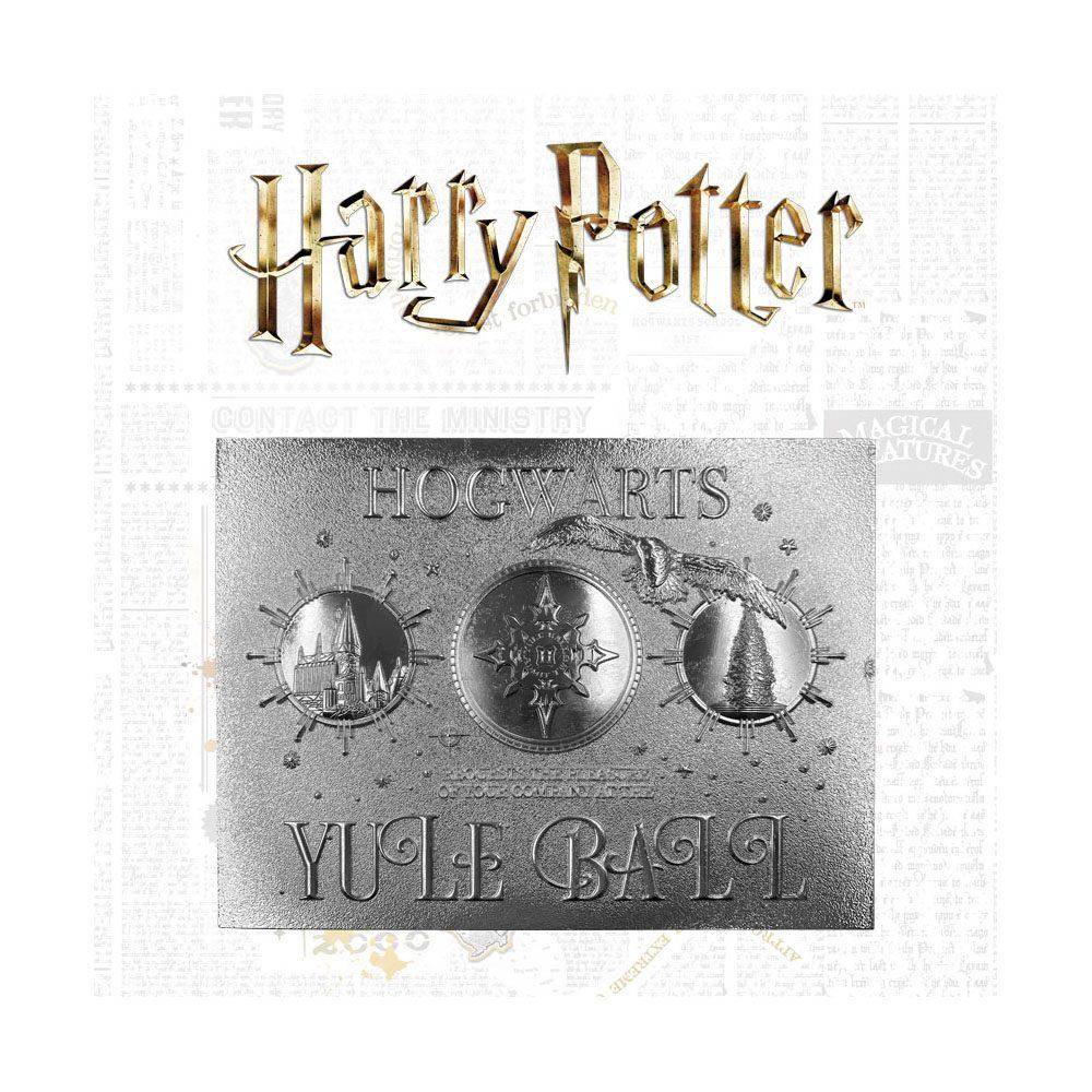 Harry Potter Replik Yule Ball Ticket Limited Edition (versilbert)