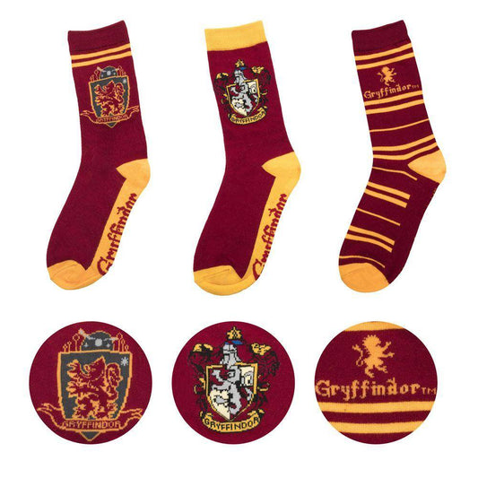 Harry Potter - Socken 3er-Pack Gryffindor