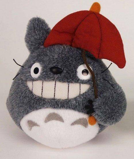 Mein Nachbar Totoro Plüschfigur Totoro Red Umbrella 15 cm