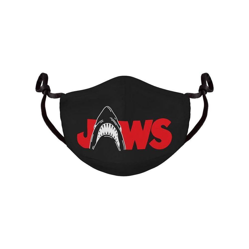 Der Weiße Hai Stoffmaske Logo