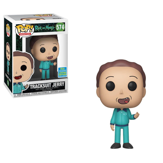 Rick and Morty POP! Animation Vinyl Figur Tracksuit Jerry SDCC Exclusive 9 cm