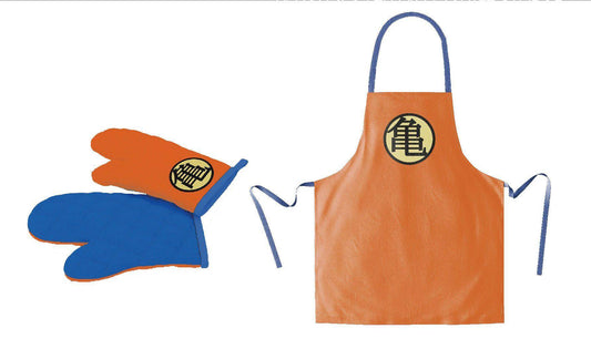 Dragon Ball Kochschürze mit Handschuh Turtle Symbol