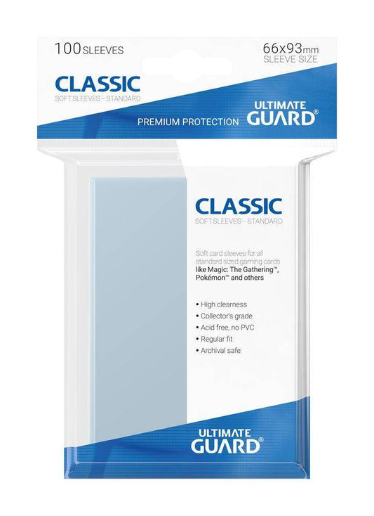 Ultimate Guard - Kartenhüllen Standard Größe Classic - Transparent - 100 Stk