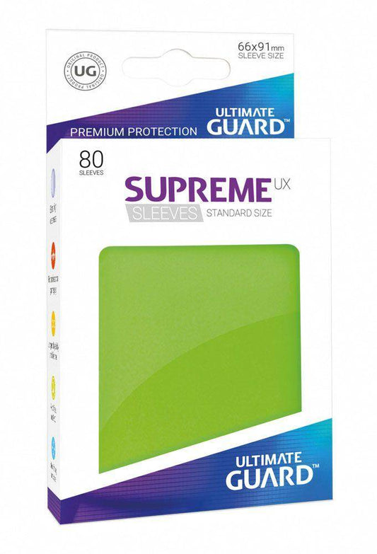 Ultimate Guard Supreme UX Sleeves Standardgröße Hellgrün (80)