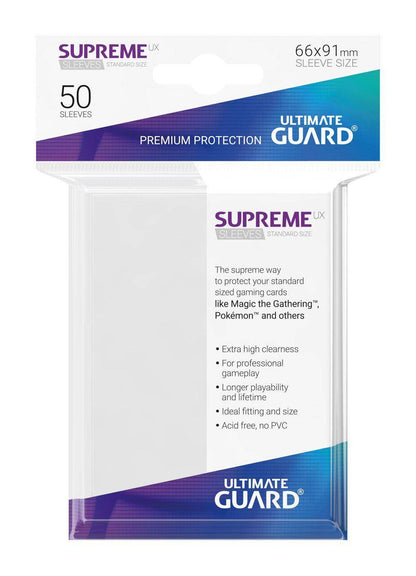 Ultimate Guard Supreme UX Sleeves Standardgröße Weiß (50)