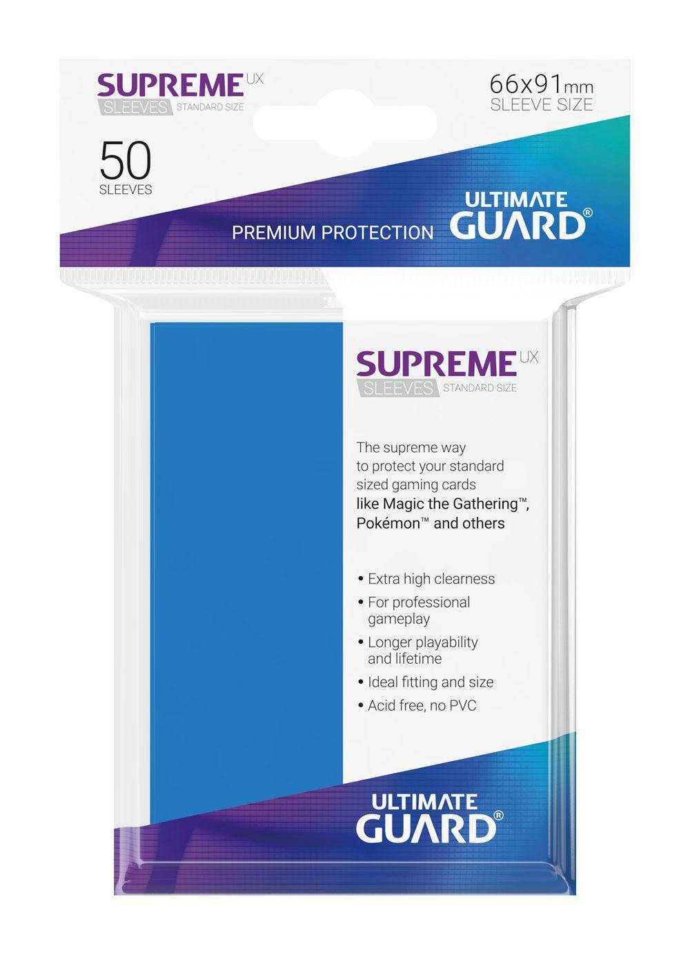 Ultimate Guard Supreme UX Sleeves Standardgröße Königsblau (50)