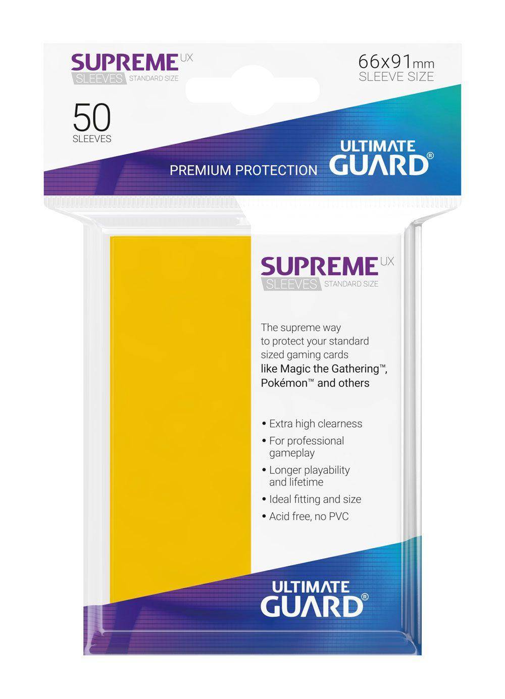 Ultimate Guard Supreme UX Sleeves Standardgröße Gelb (50)
