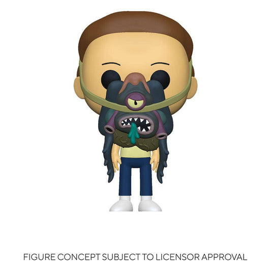 Rick & Morty POP! Animation Vinyl Figur Morty w/ Glorzo 9 cm