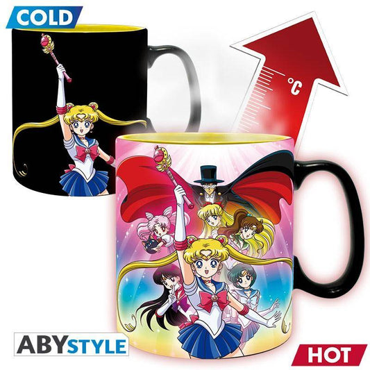Sailor Moon - Becher Heat Change - 460 ml – Gruppe