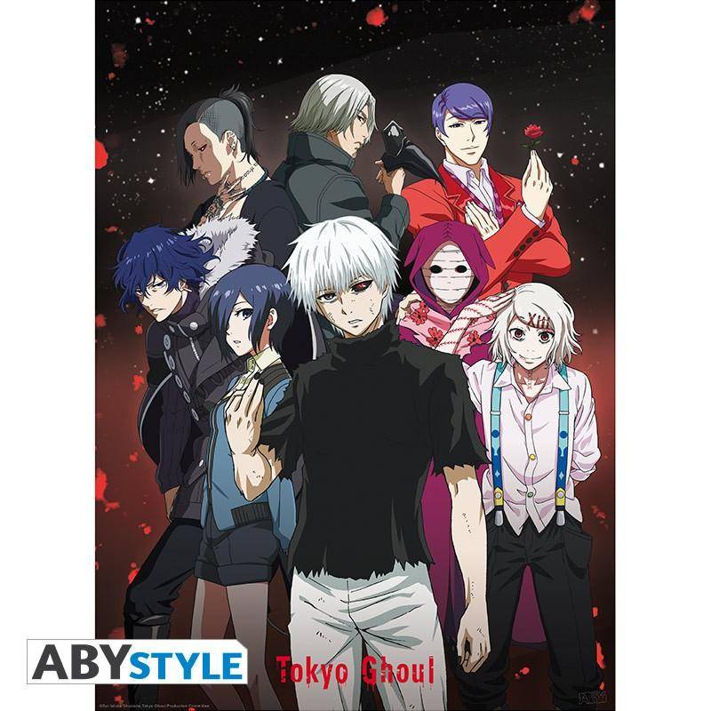 Tokyo Ghoul - Poster "Gruppe" (52x38)