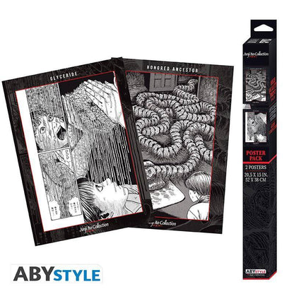 Junji Ito - Set 2 Chibi Poster Artworks (52x38)