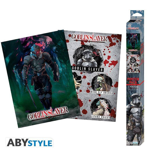 Goblin Slayer - Set 2 Chibi Poster - Groupe & Slayer (52x38)