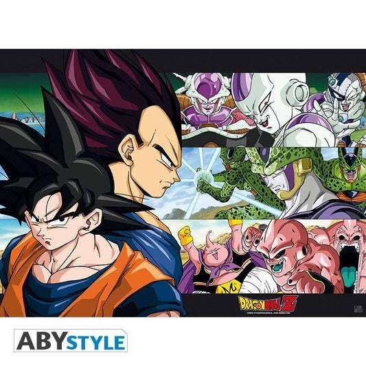 Dragon Ball - Poster "DBZ/ Sangoku & Ennemis" (52x38)