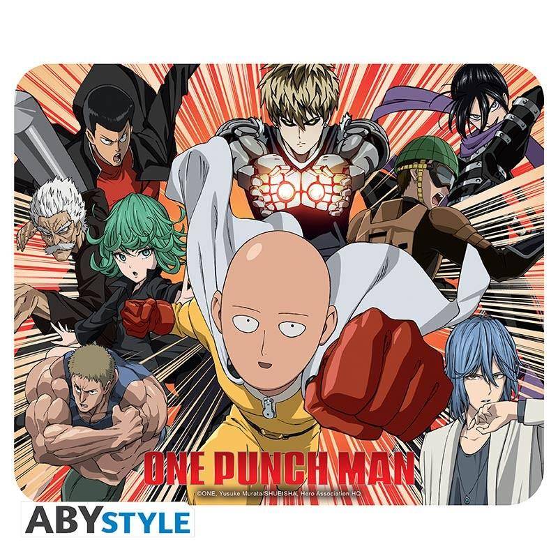 One Punch Man - Flexibles Mauspad - Helden