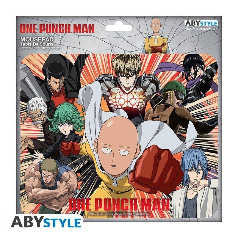 One Punch Man - Flexibles Mauspad - Helden