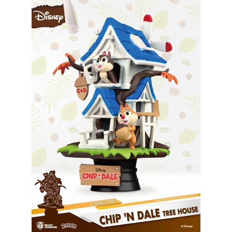 Disney - D-Stage Chip'n Dale - Baumhaus 16cm