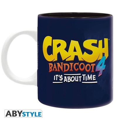 Crash Bandicoot - Becher - 320 ml - It's About Time - mit Box