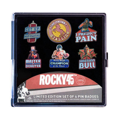 Rocky Ansteck-Pin 6er-Pack 45th Anniversary Limited Edition