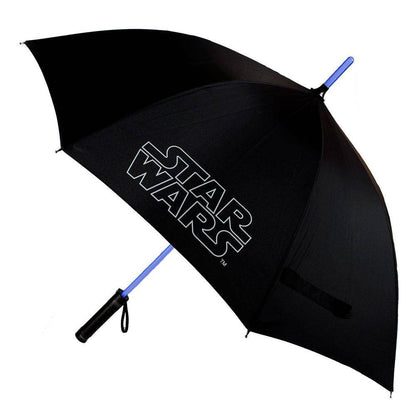 Star Wars Regenschirm mit Leuchtfunktion Lichtschwert