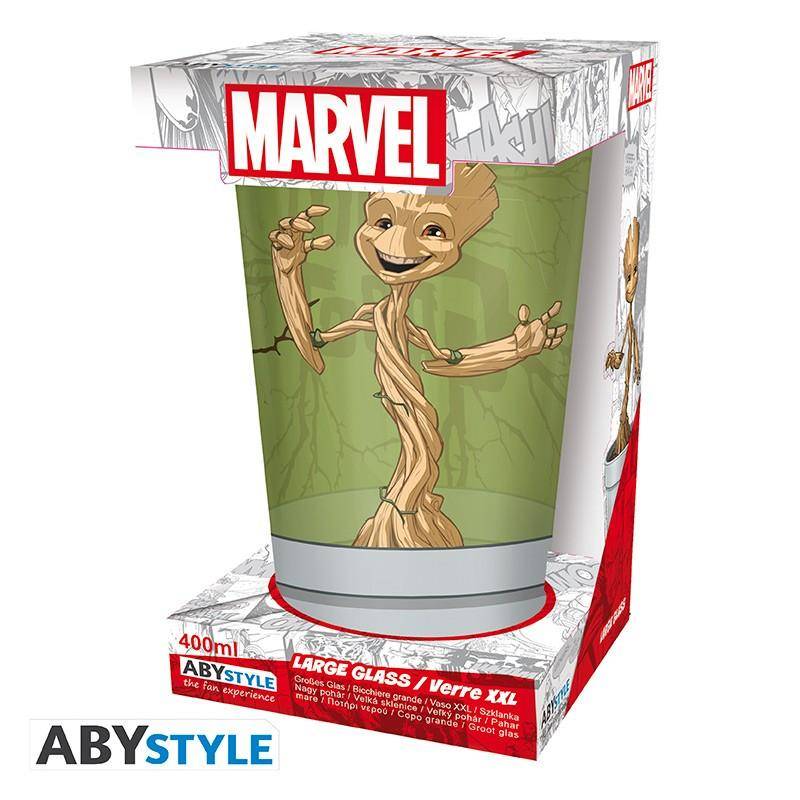 Marvel - Großes Glas - 400ml - Groot