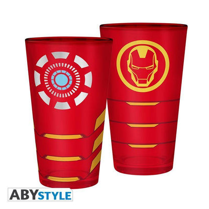 Marvel - Großes Glas - 400ml - Iron Man