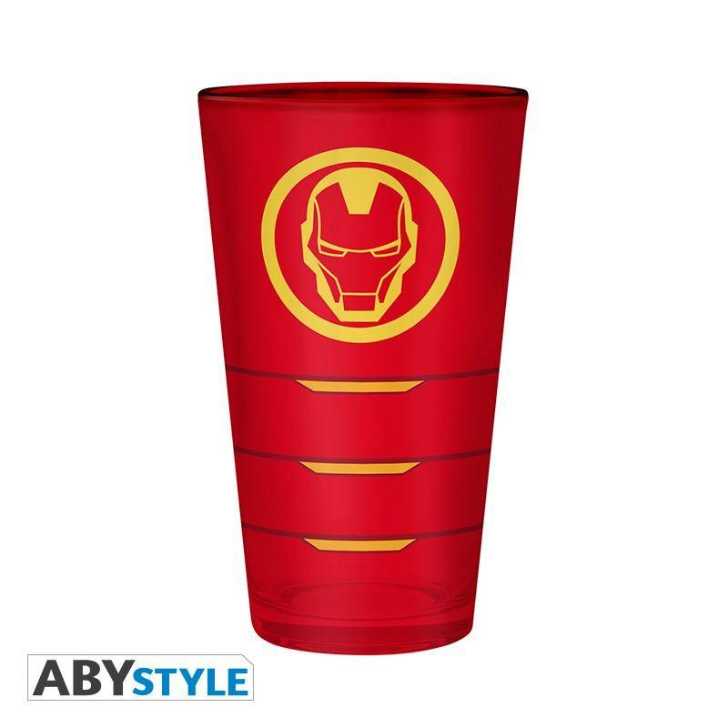 Marvel - Großes Glas - 400ml - Iron Man