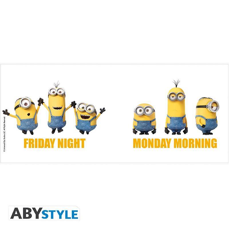 Minions - Becher - 320 ml - Friday vs Monday