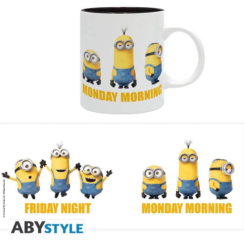 Minions - Becher - 320 ml - Friday vs Monday