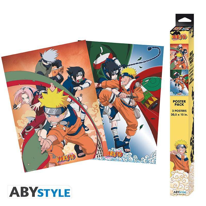 Naruto - Poster Doppelpack Team 7 - 52 x38 cm