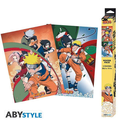 Naruto - Poster Doppelpack Team 7 - 52 x38 cm