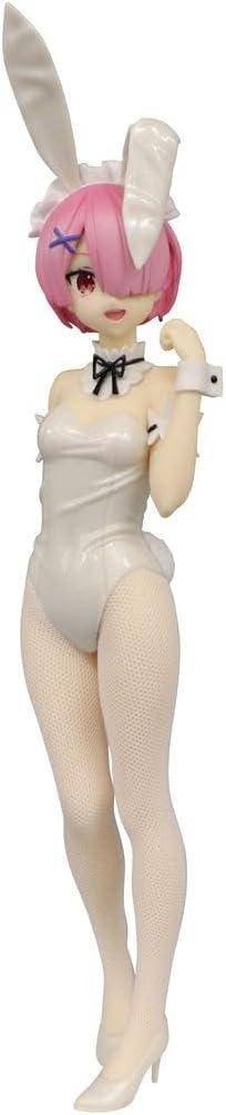 Re:Zero - BiCute Bunnies PVC Statue Ram (White Pearl) - 30 cm