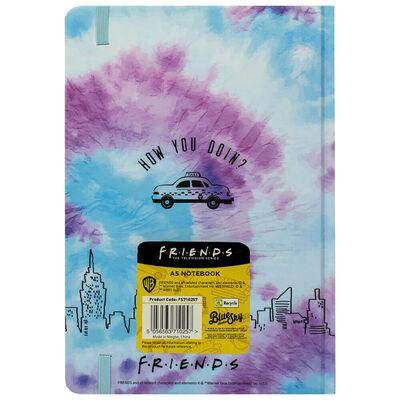 Friends - Notizbuch Batik Lila Blau - A5