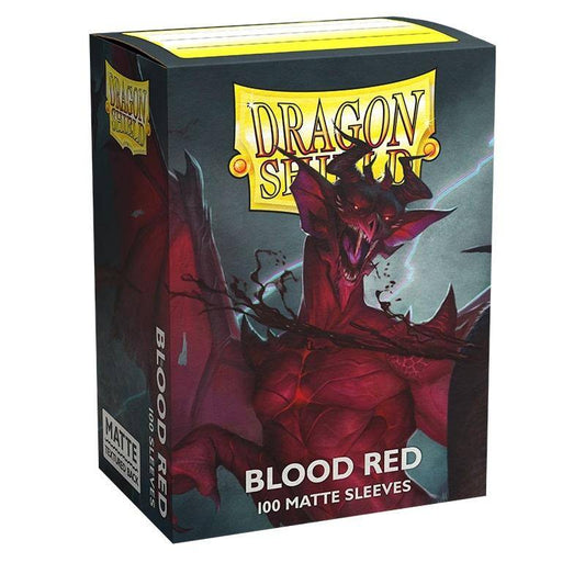 Dragon Shield - Kartenhüllen Matt Standardgröße - Blutrot (100)