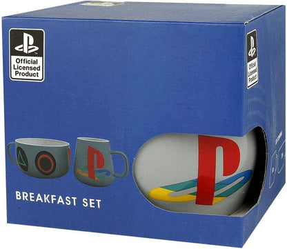 Sony PlayStation - Geschenkset Frühstück - Tasse & Schüssel