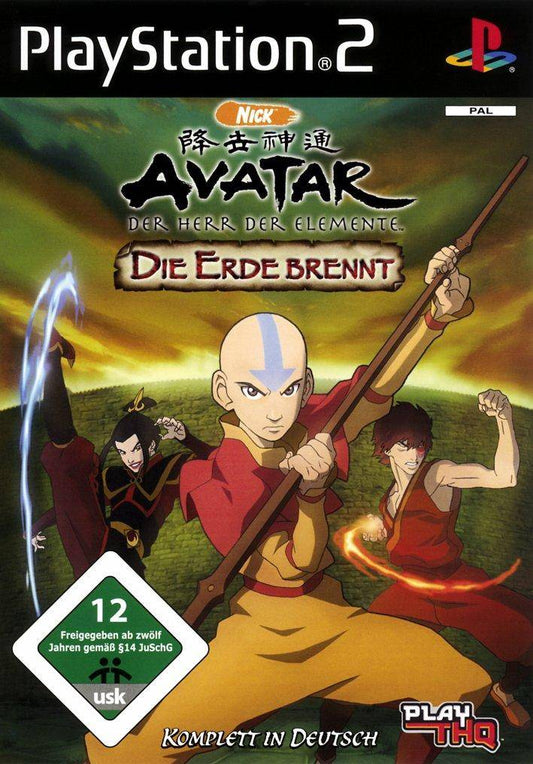 PS2 - Avatar Der Herr Der Elemente Die Erde Brennt (Gebraucht)