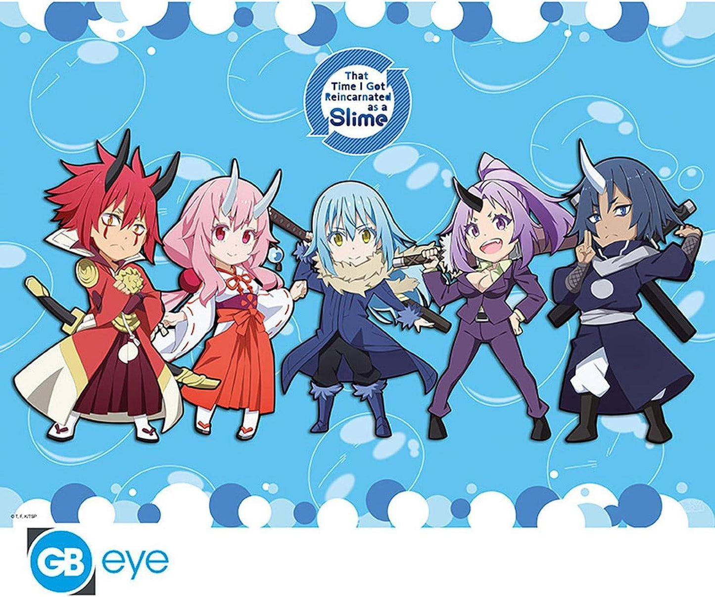 Meine Wiedergeburt als Schleim in einer anderen Welt - Poster Set Chibi Charaktere - 52 x 38 cm