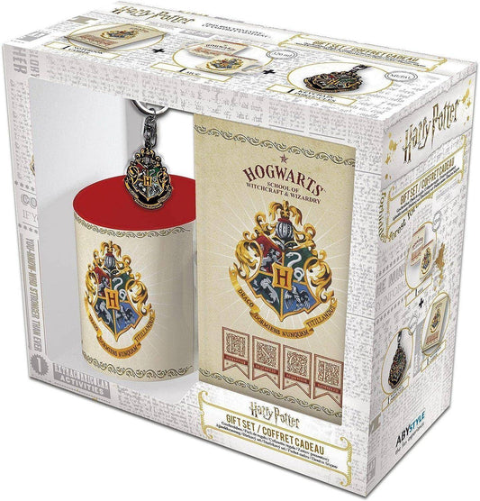 Harry Potter - Geschenkset Tasse, Schlüsselanhänger & Notizbuch Hogwarts